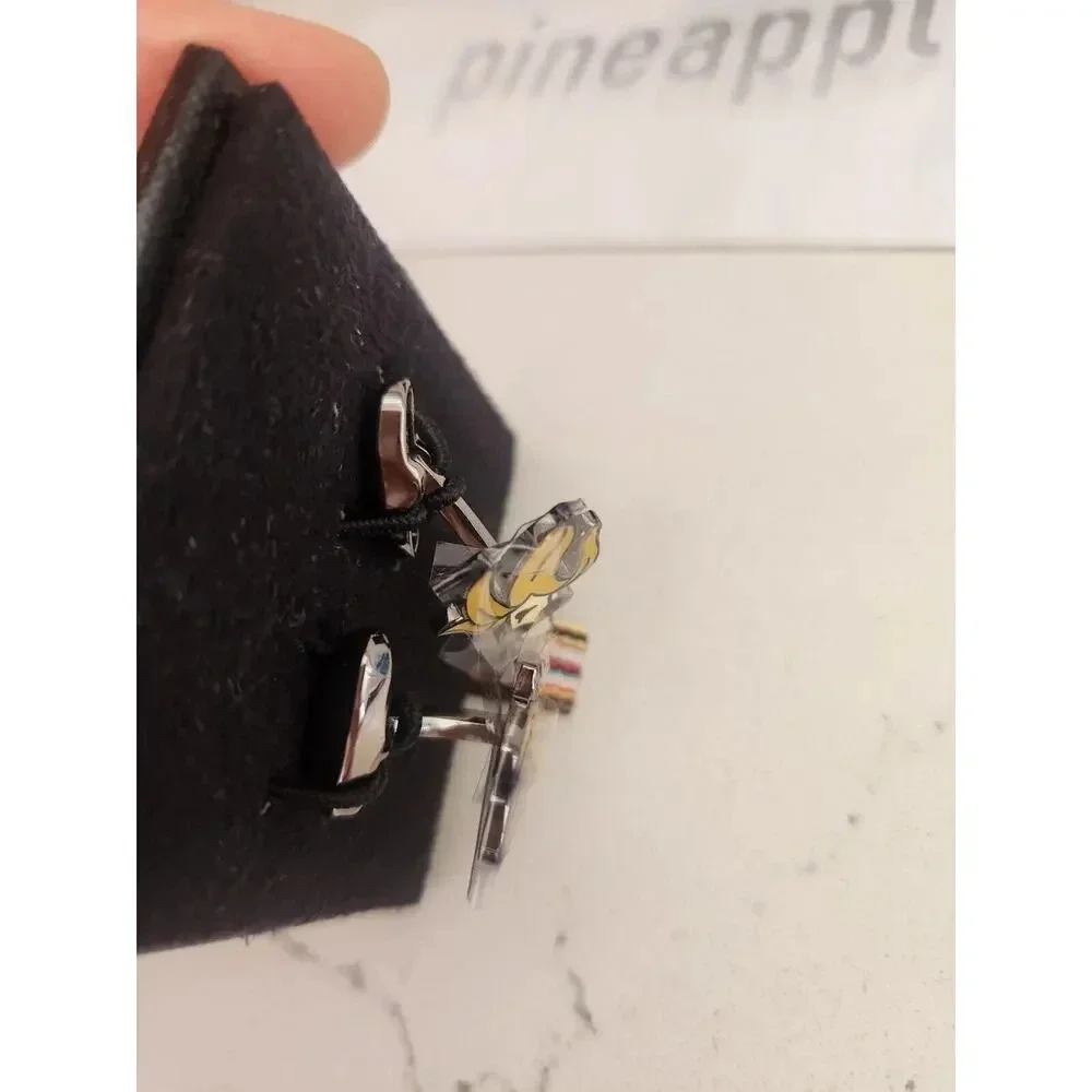 NIB Paul Smith Metal CUFFLINKS Banana with Sunglasses